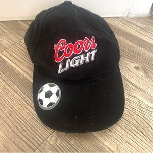 Coors Light Adult One Size Fits Most Adjustable Embroidered Baseball Cap Hat